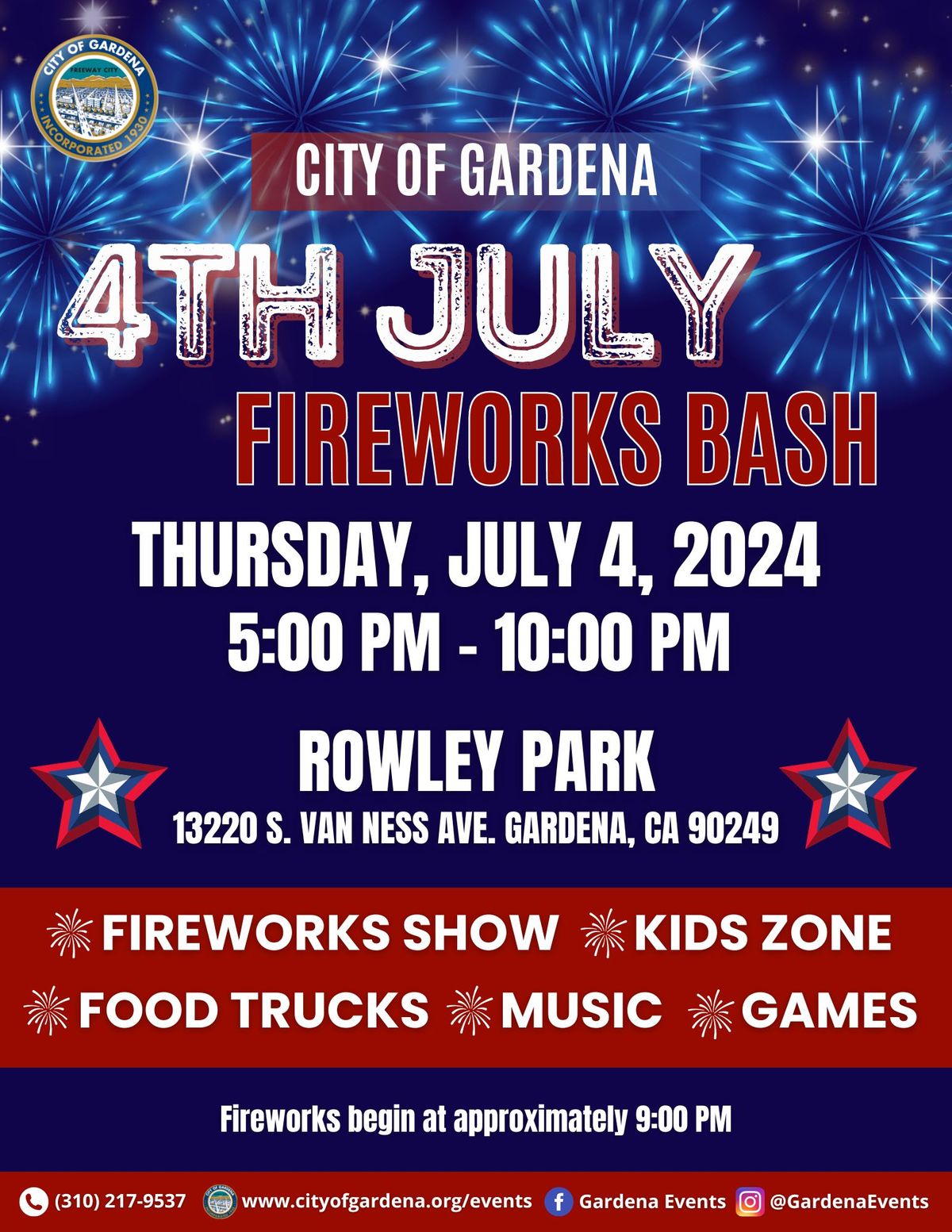 4th of July Fireworks Bash