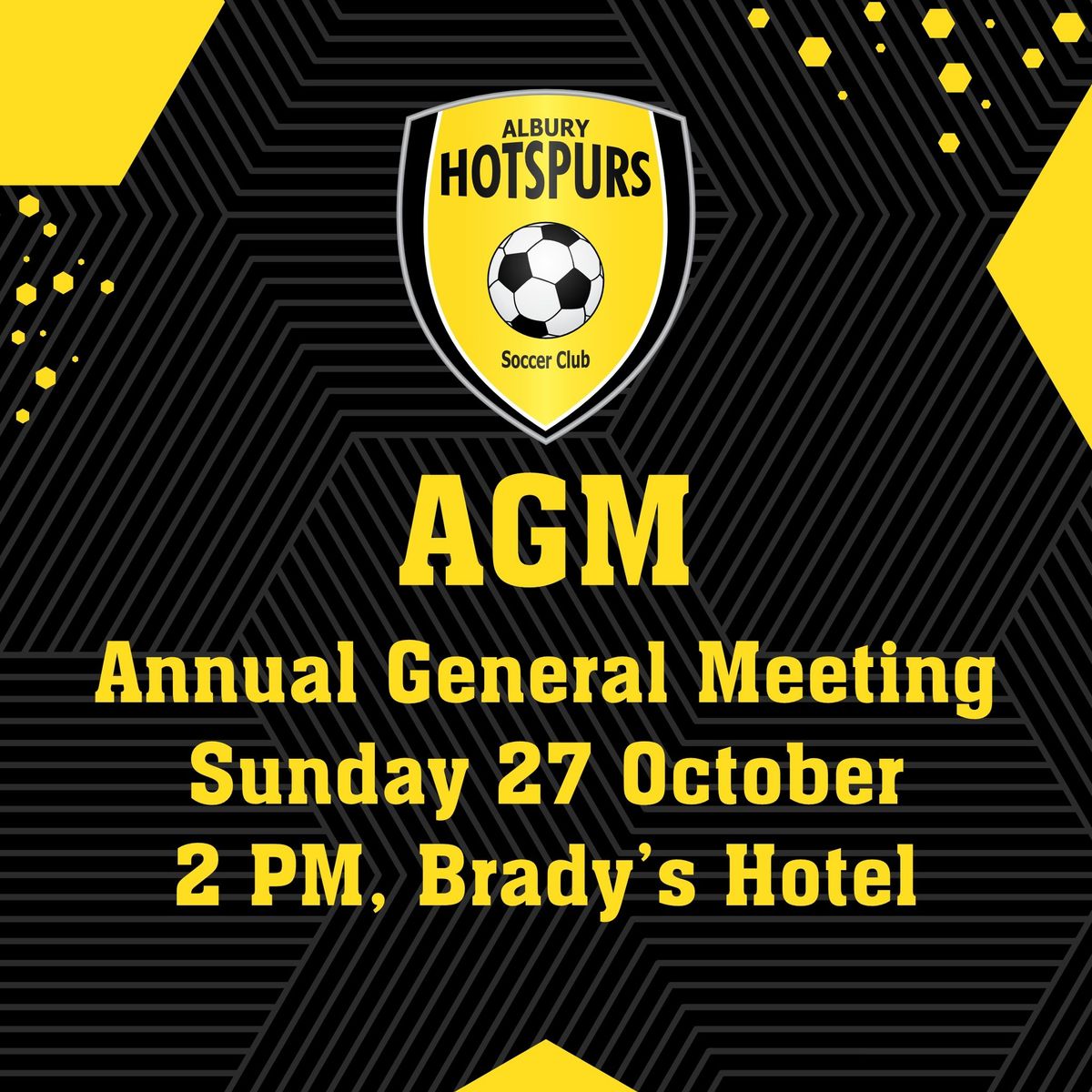 Albury Hotspurs AGM