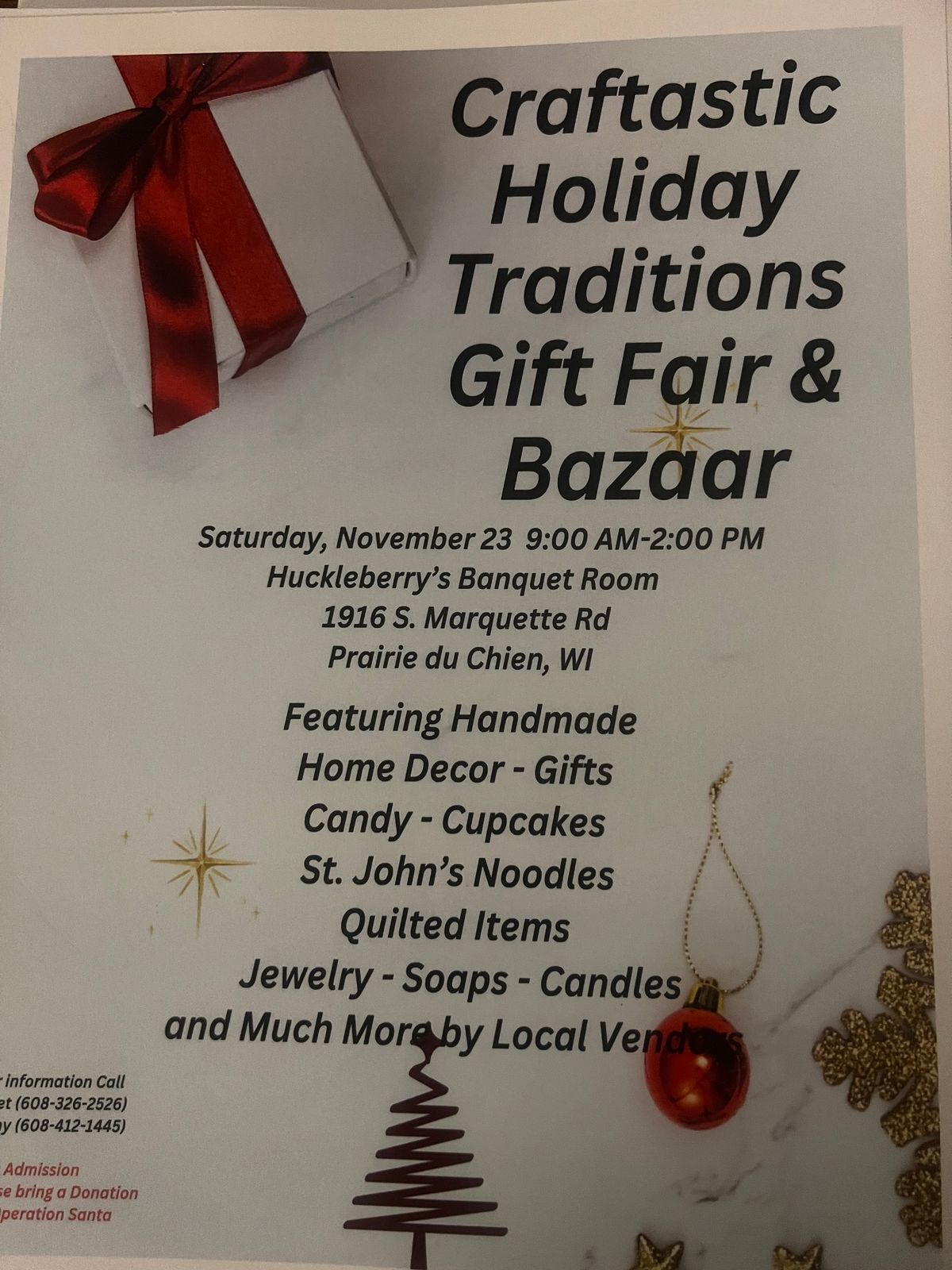 Craftastic Holiday Traditions Gift Fair & Bazaar