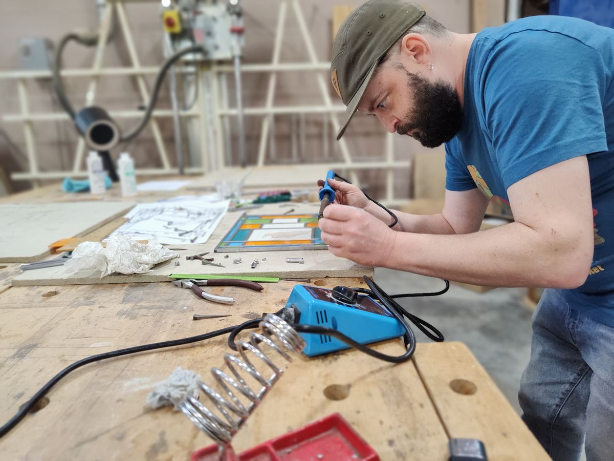 Weekend Workshop: Stained Glass (Copper Foil + Lead Came) May 18-19