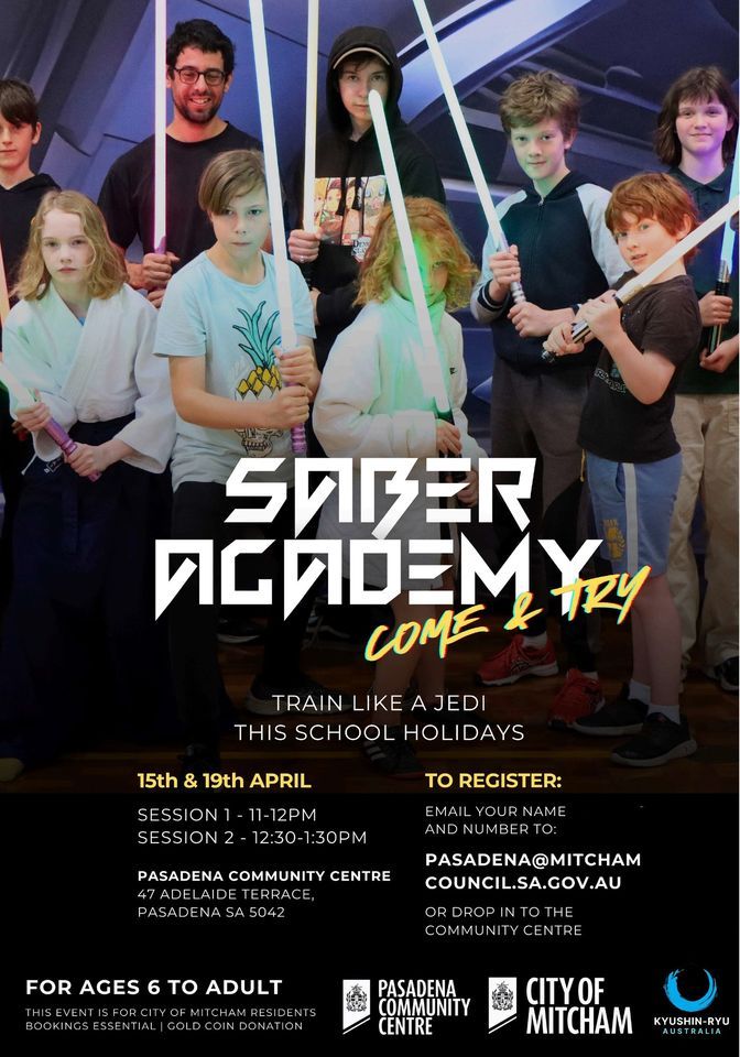 Come and Try Saber Academy April School Holidays