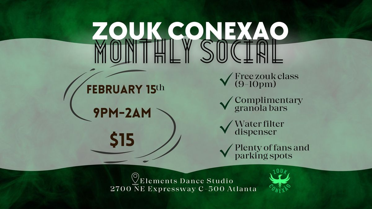 ZOUK CONEXAO MONTHLY SOCIAL