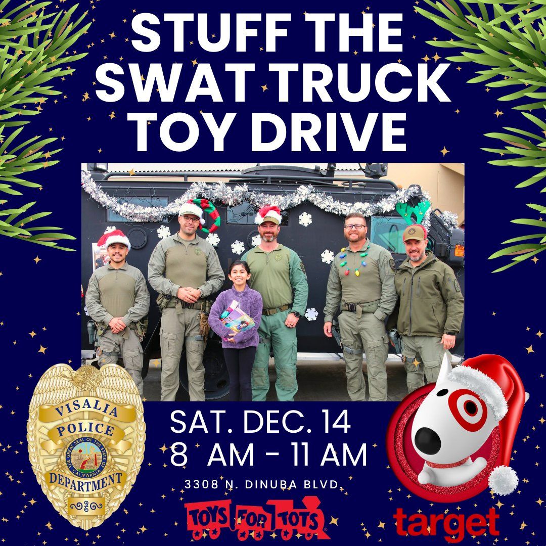 Stuff the SWAT Truck Toy Drive