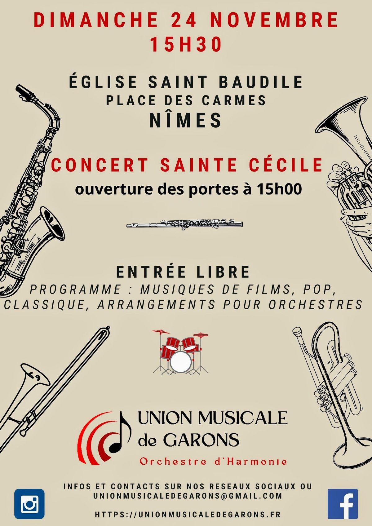 Concert de la Sainte C\u00e9cile 