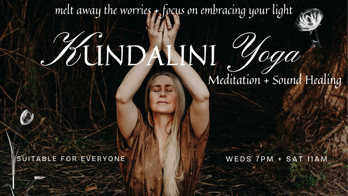 Kundalini Yoga, Meditation + Sound Healing (Wednesdays)