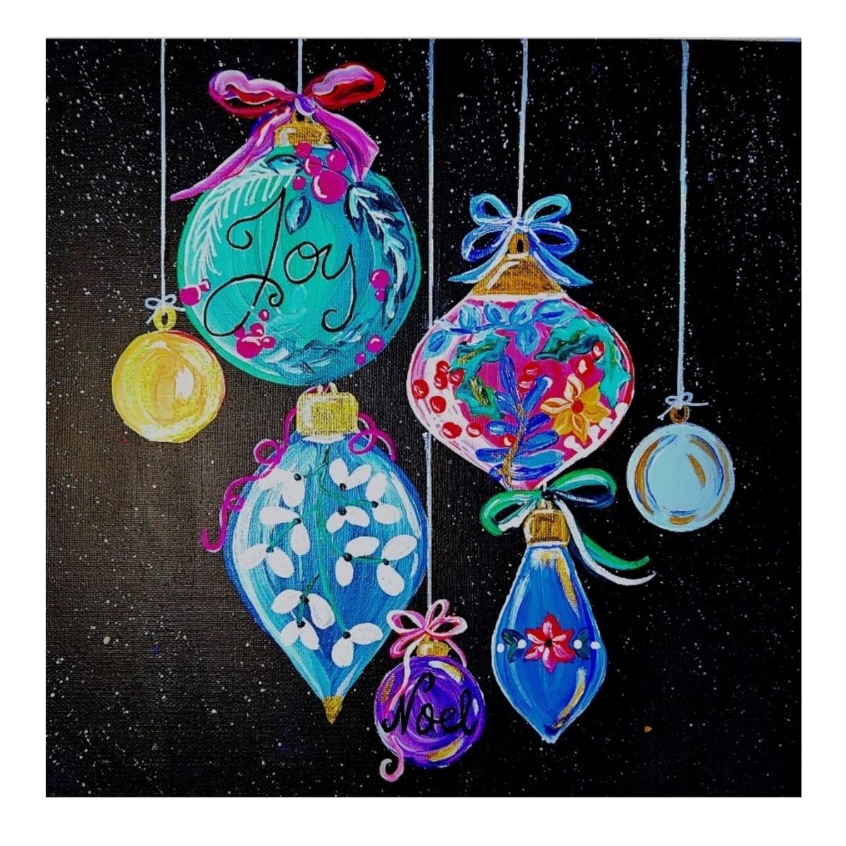 Festive Baubles Painting Workshop