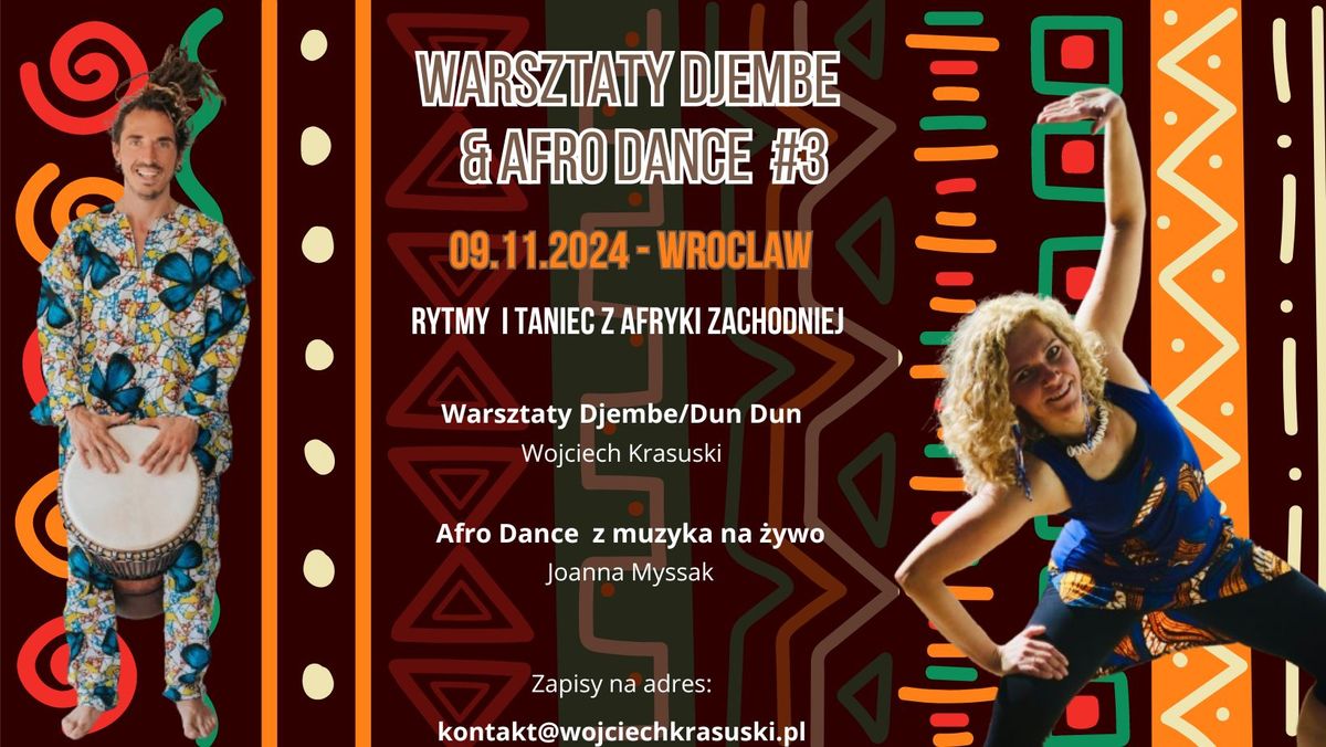 Warsztaty Djembe & Afro dance #3 Wroc\u0142aw