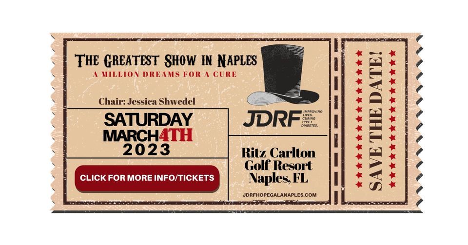 JDRF 2023 Naples Hope Gala: The Greatest Show in Naples