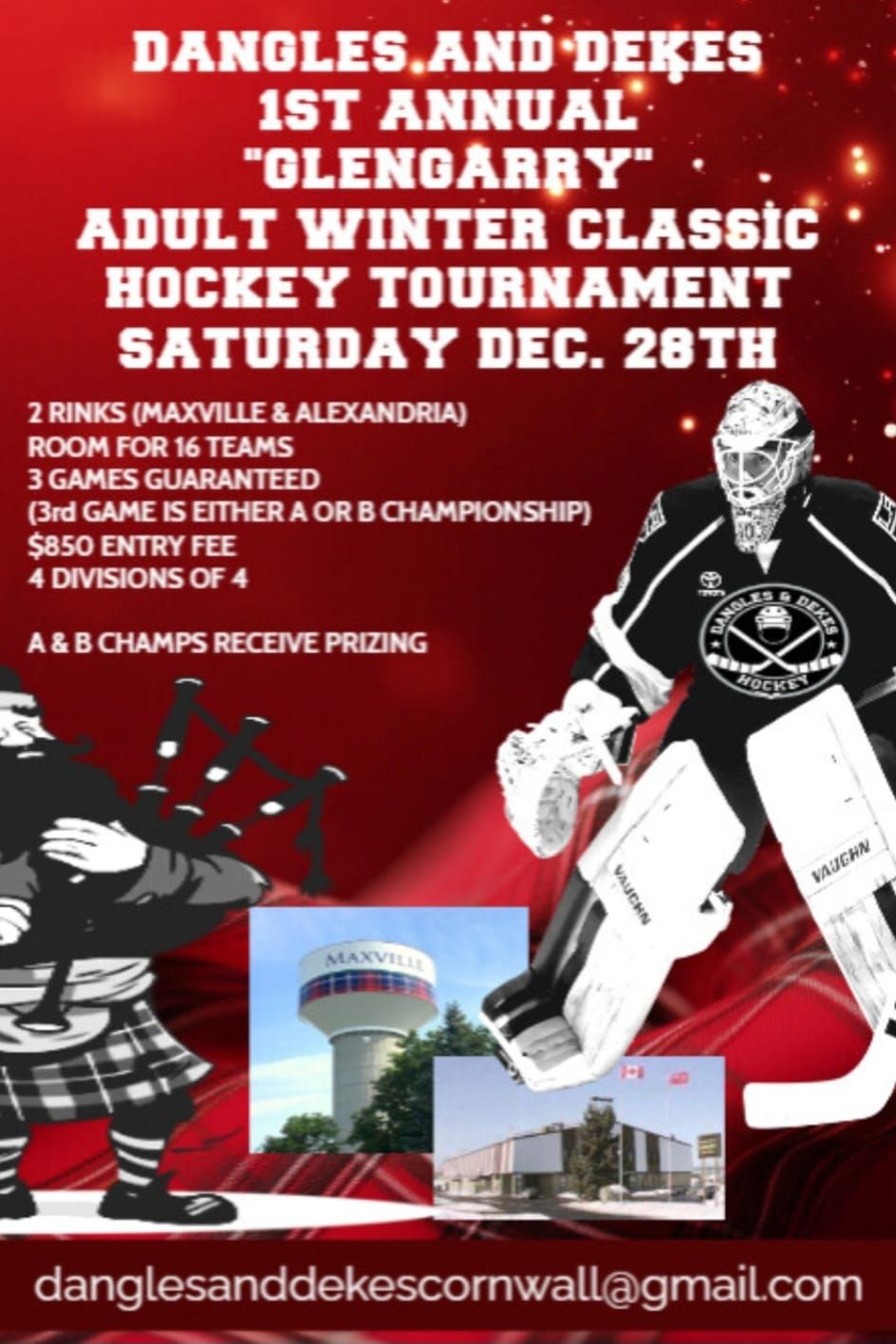 1st Annual "Glengarry" Winter Classic Adult Hockey Tournament 