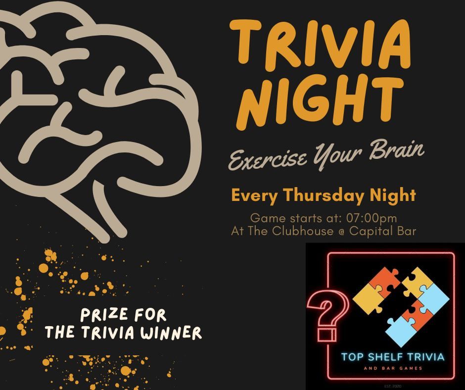 Top Shelf Trivia @ The Clubhouse