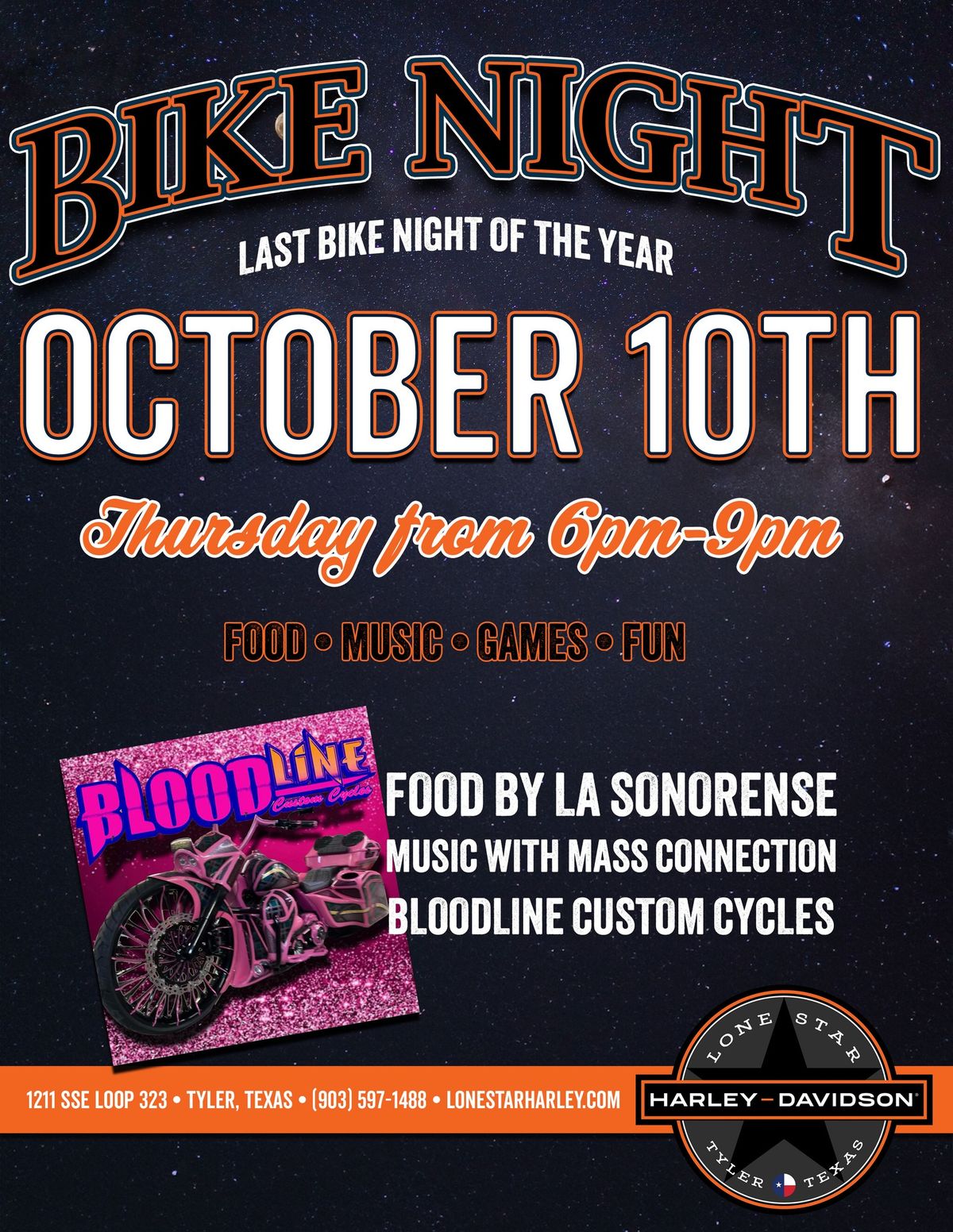 Last Bike Night of the Year