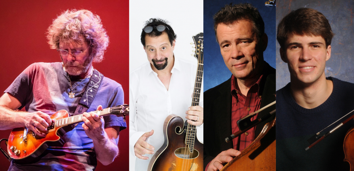 Edgar Meyer, Mike Marshall, George Meyer at Groton Hill Music Center