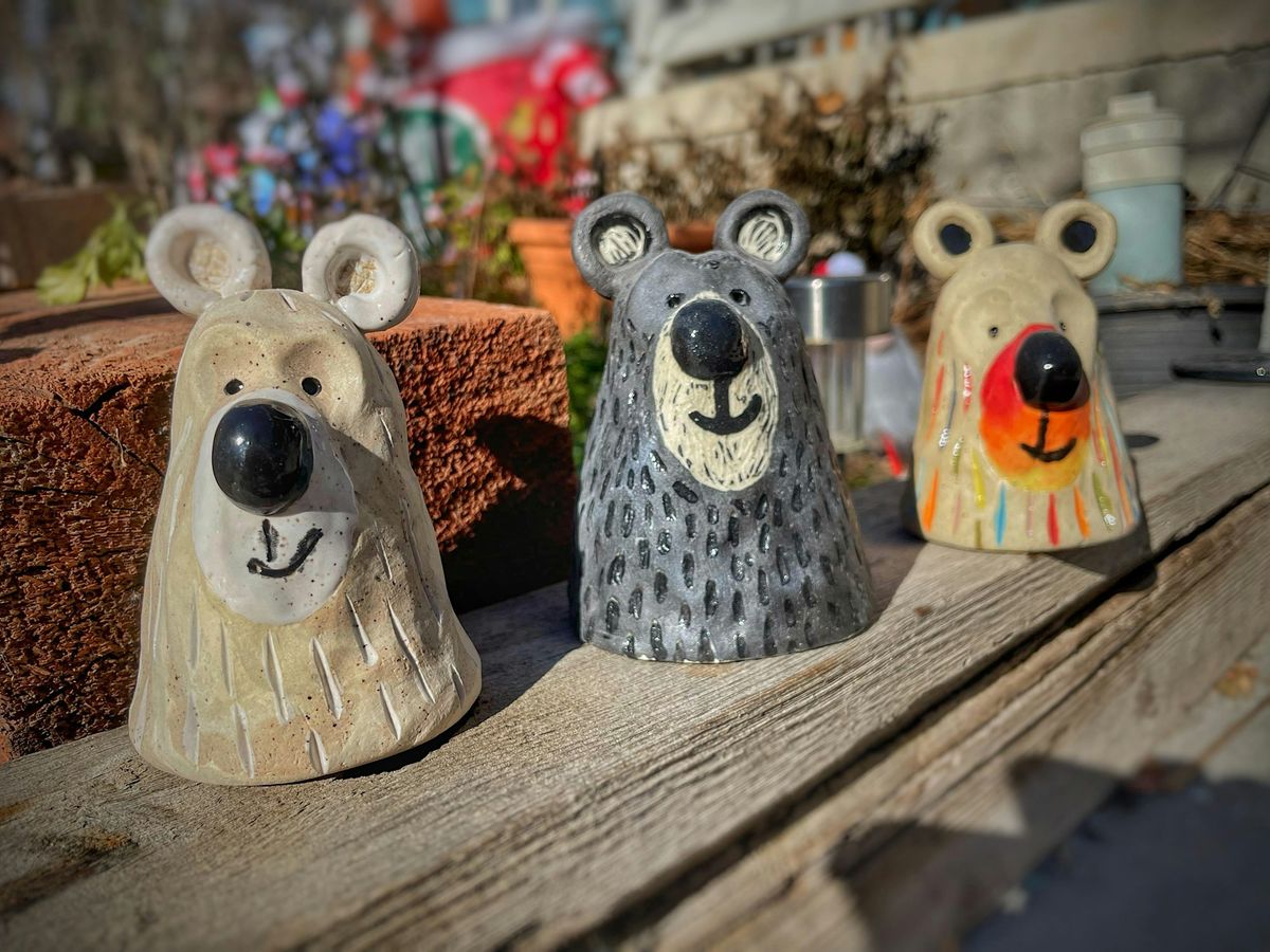 Make & Paint Clay Bears! @ Petrichor Collective