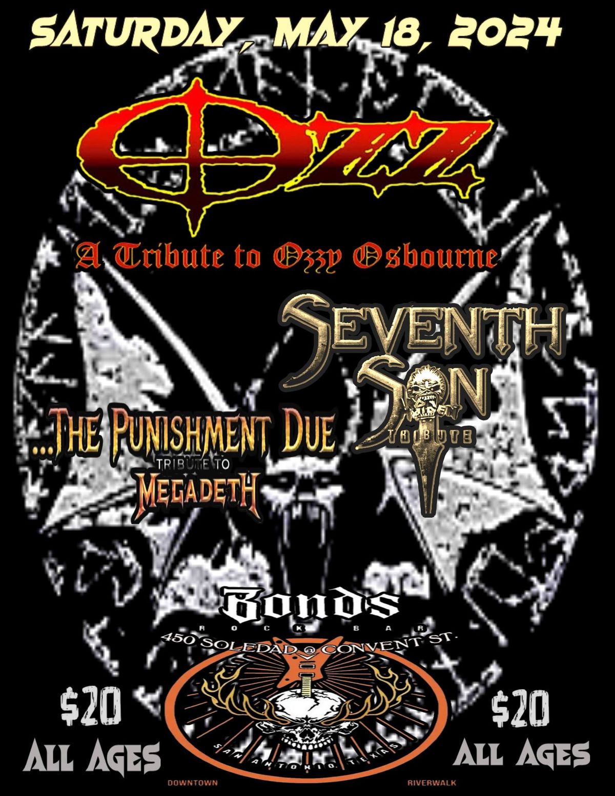 OZZ - A Tribute to Ozzy Osborne with Seventh Son and The Punishment Due