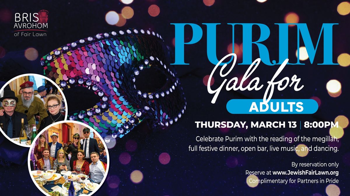 Purim Gala for Adults