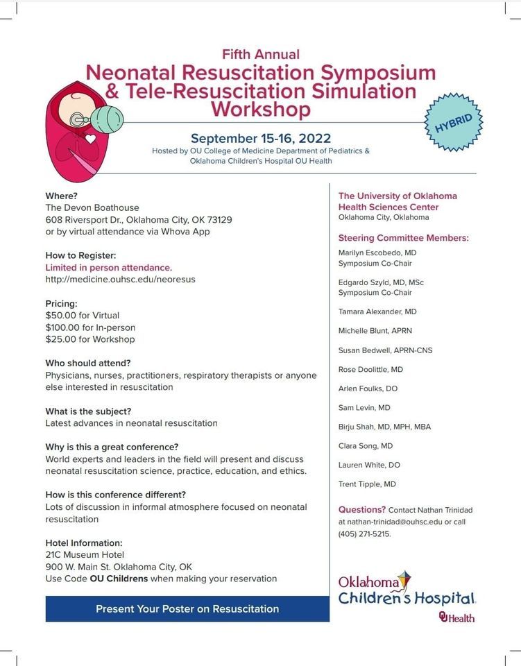 Neonatal Resuscitation Symposium & Tele-Resuscitation Simulation Workship - Hybrid