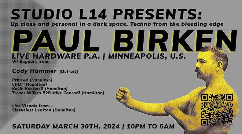 Studio L14 Presents: Paul Birken (Minneapolis, US)