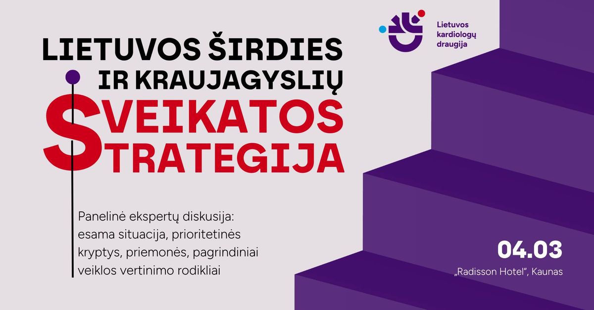 Lietuvos \u0161irdies ir kraujagysli\u0173 sveikatos strategija