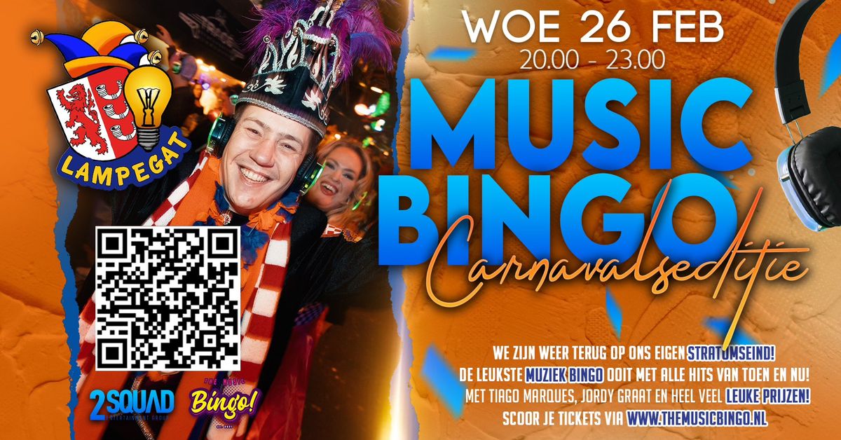 The Music Bingo Stratumseind - Carnavalseditie