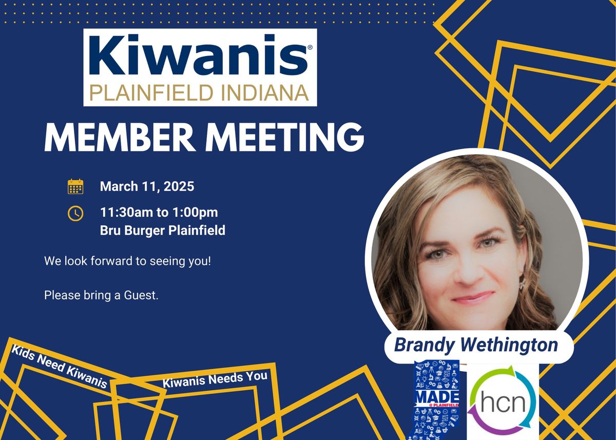 Kiwanis Member Meeting