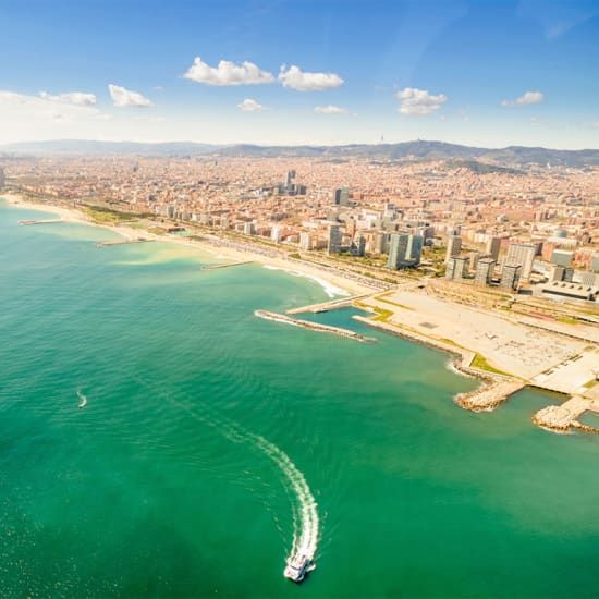 SkyWalk 360\u00ba en Barcelona: recorrido a pie por el casco antiguo, vuelo en helic\u00f3ptero y paseo en barco