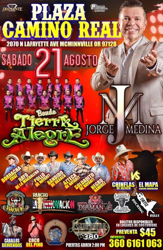 Plaza Camino Real Jaripeo Baile, 2070 NE Lafayette Ave, McMinnville