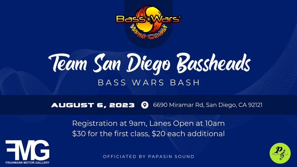 Team San Diego Bassheads Bass Wars Bash