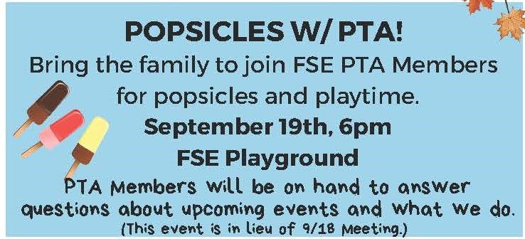 Popsicles with PTA 