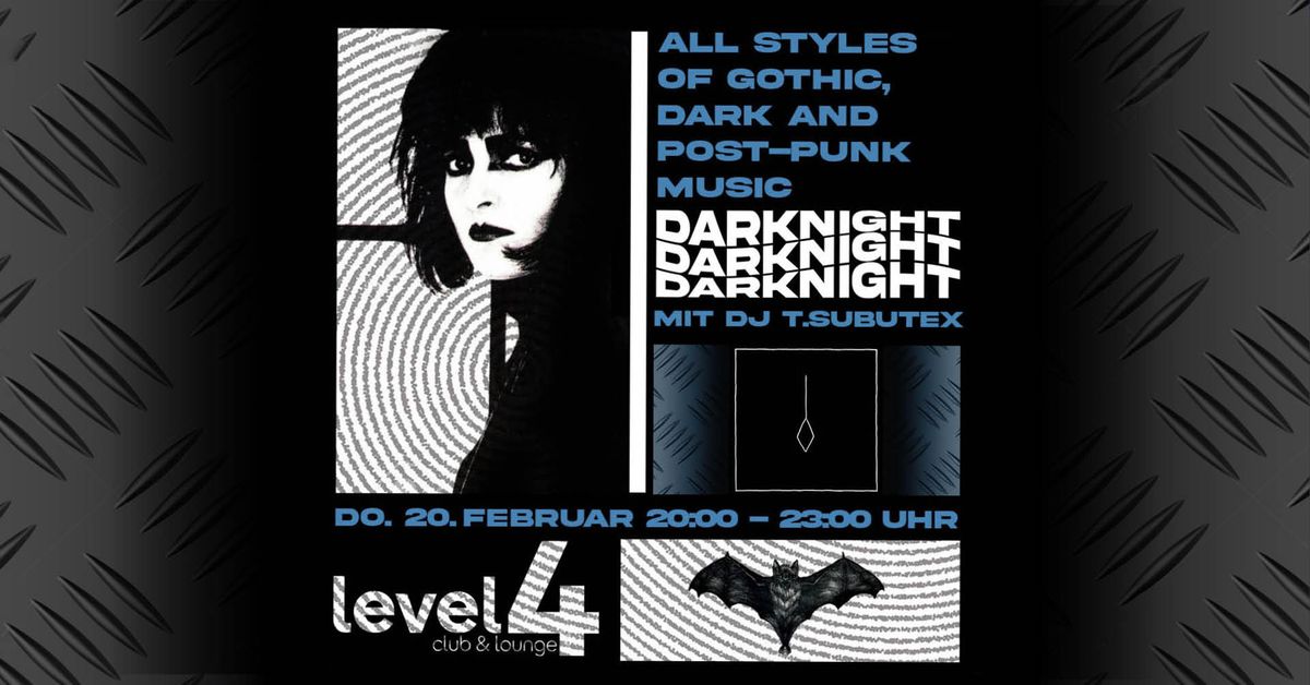 Darknight - All Styles of Gothic, Dark and Post-punk music