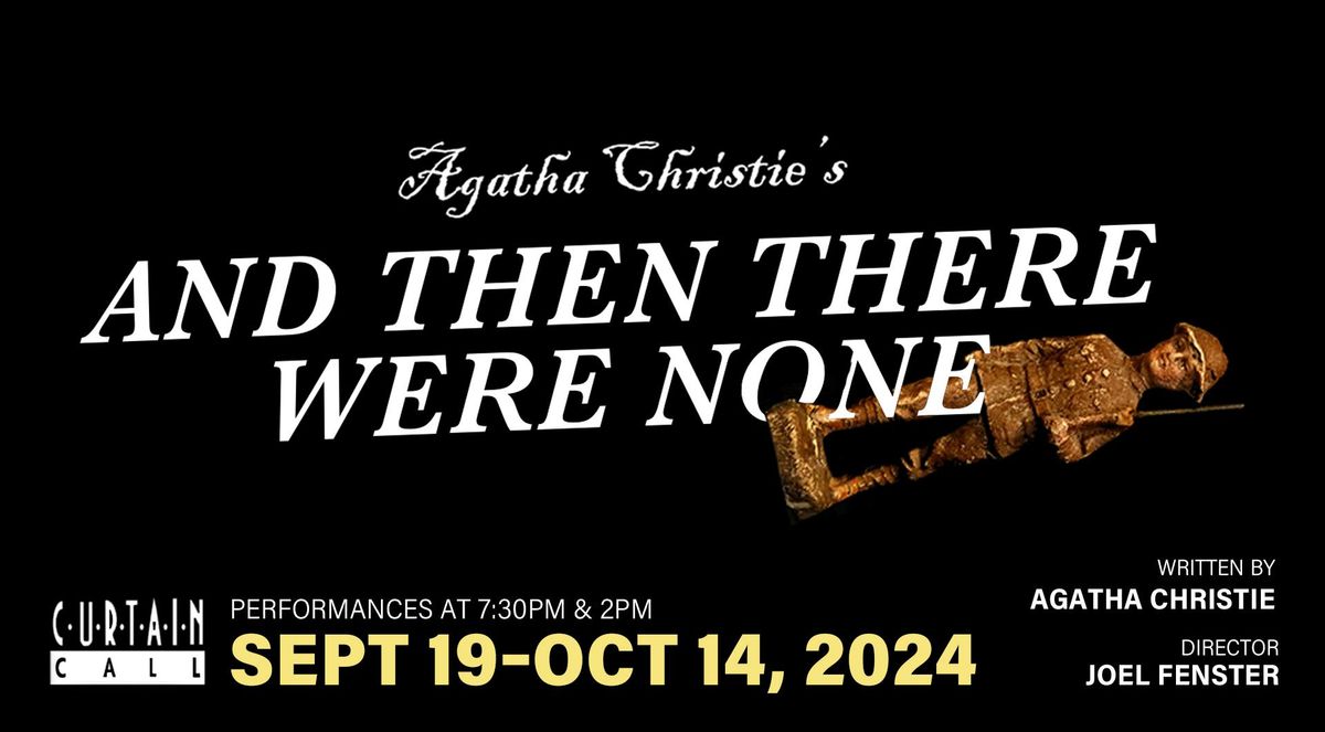 Agatha Christie's AND THEN THERE WERE NONE