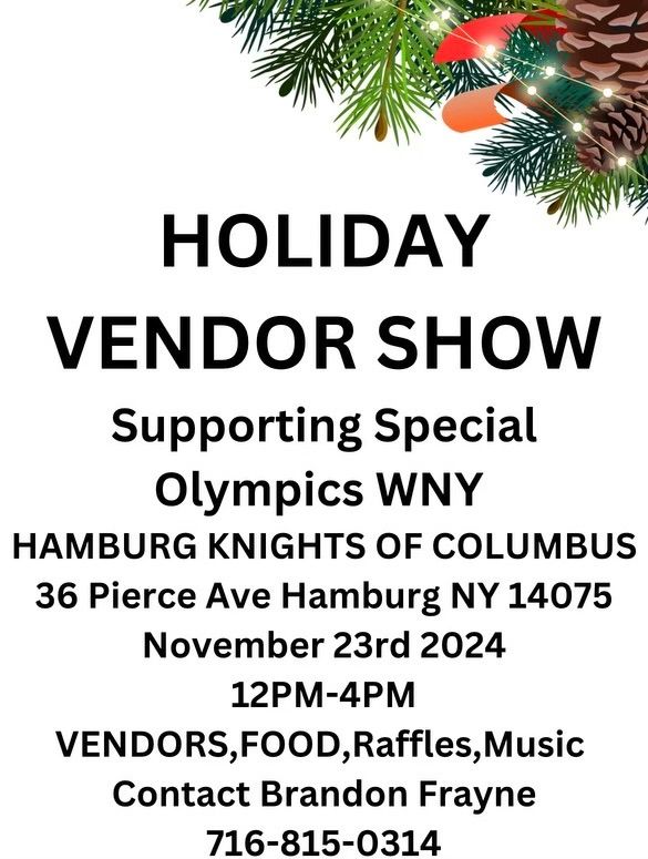 Holiday Vendor Show Supporting Special Olympics WNY