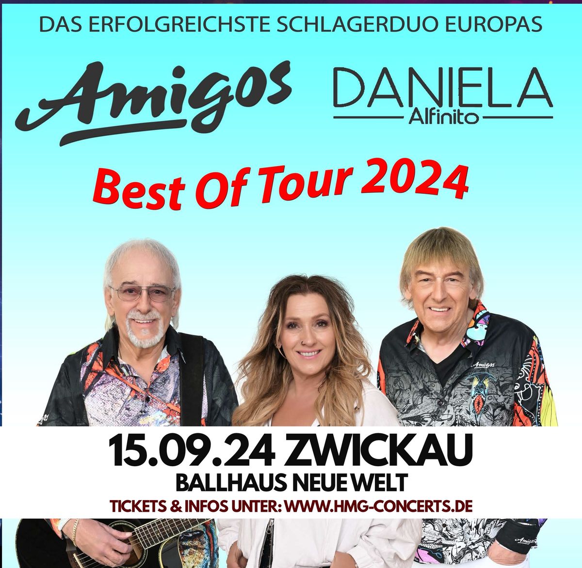 AMIGOS & DANIELA ALFINITO - Best of Tour 2024 - ZWICKAU