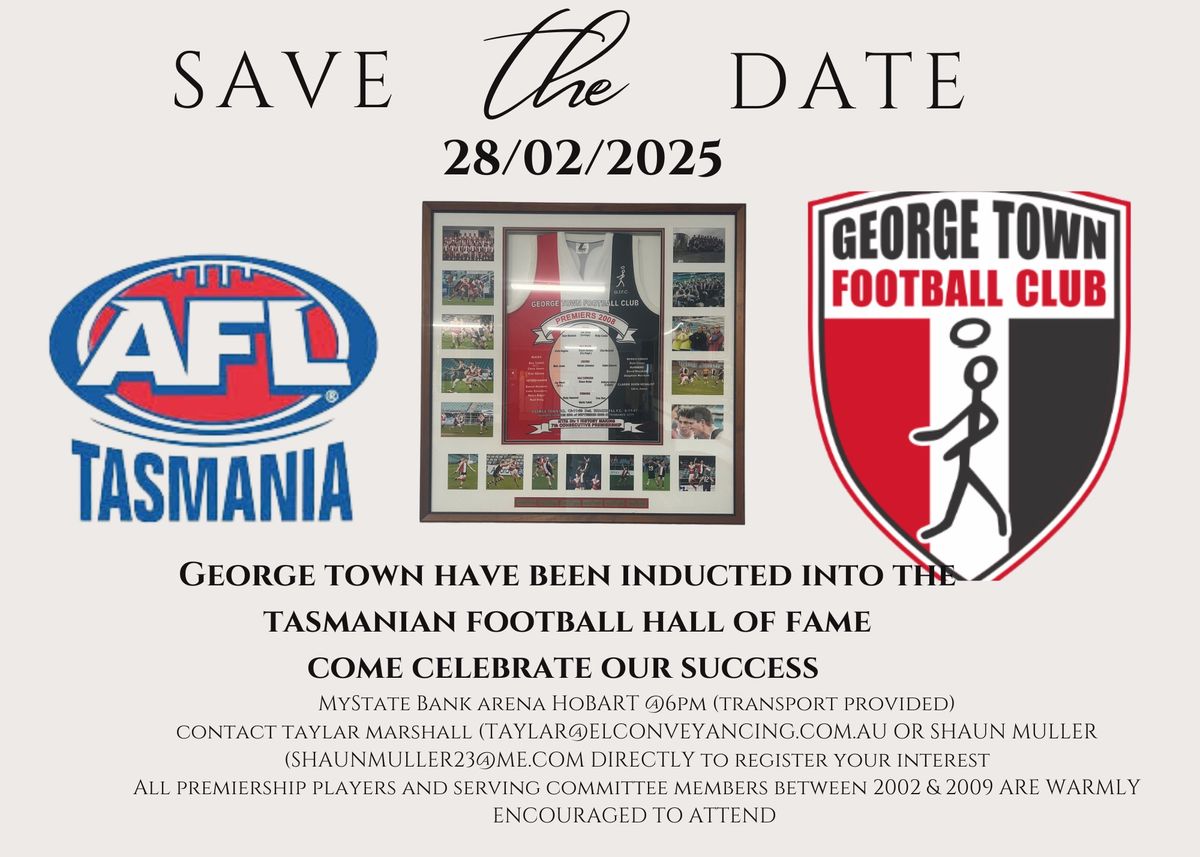 Tasmanian Football Hall of Fame Induction 2025