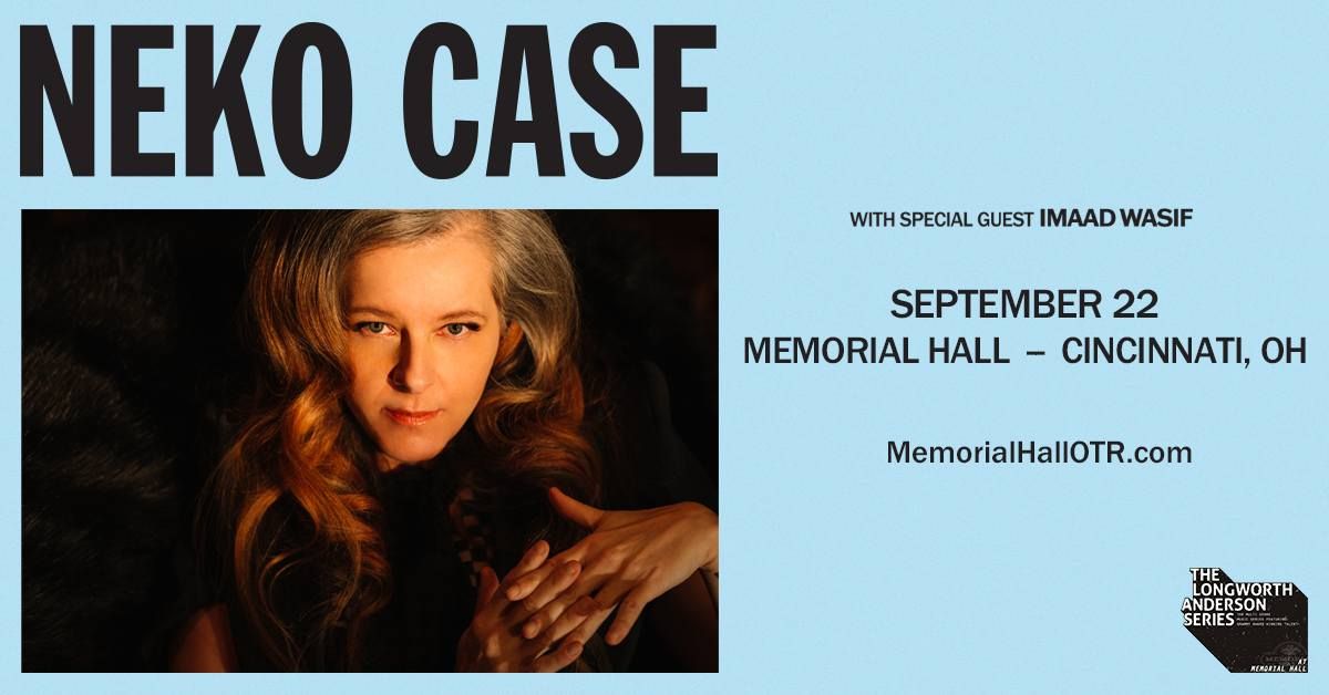 Neko Case Fall Tour 2024 with special guest Imaad Wasif