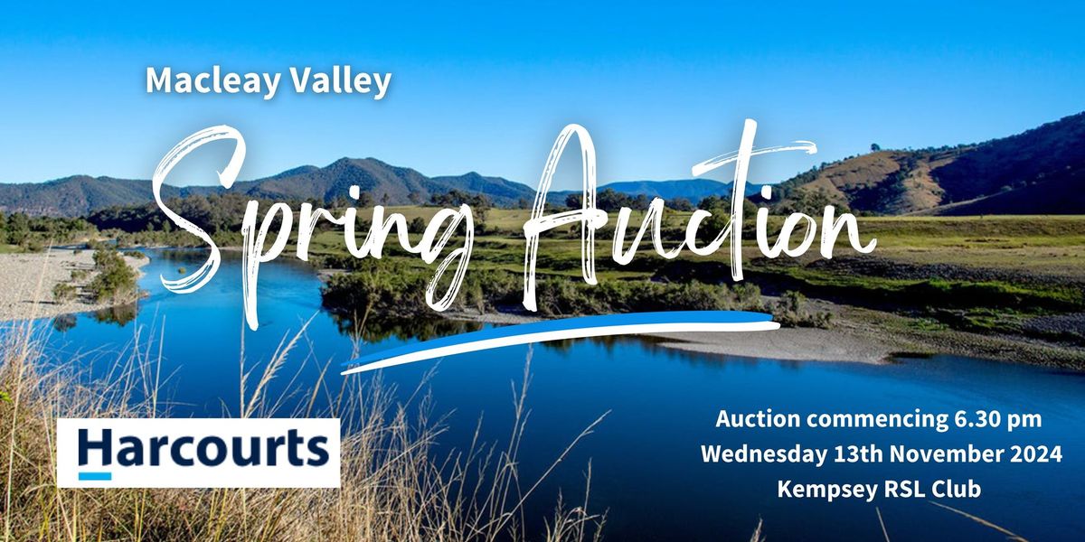 Macleay Valley Spring Auction Event