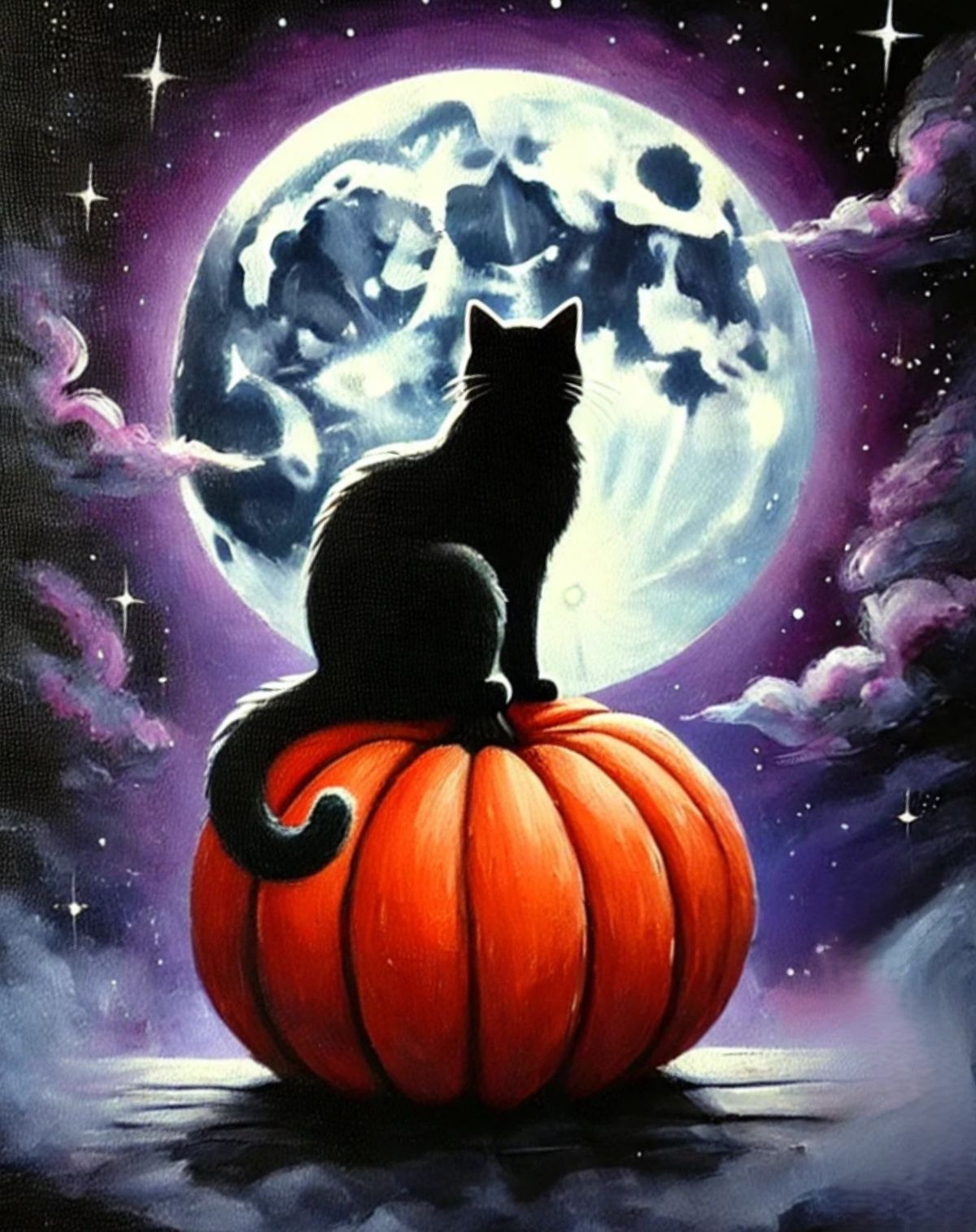 Pumpkins & Purrs: A Family Paint Party