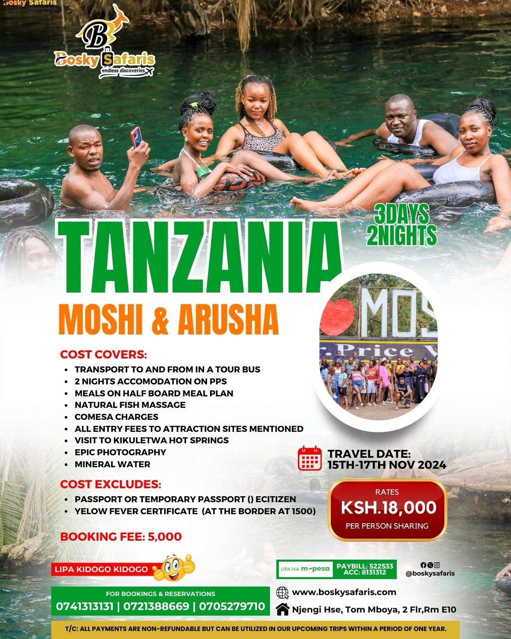 Tanzania- Moshi & Arusha Tour