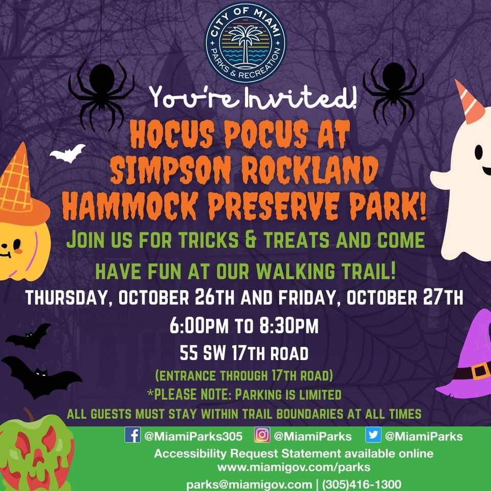  Hocus Pocus at Simpson Rockland Hammock Preserve Park 