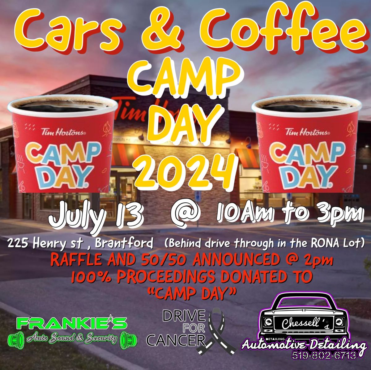 Cars & Coffee for Camp Day 