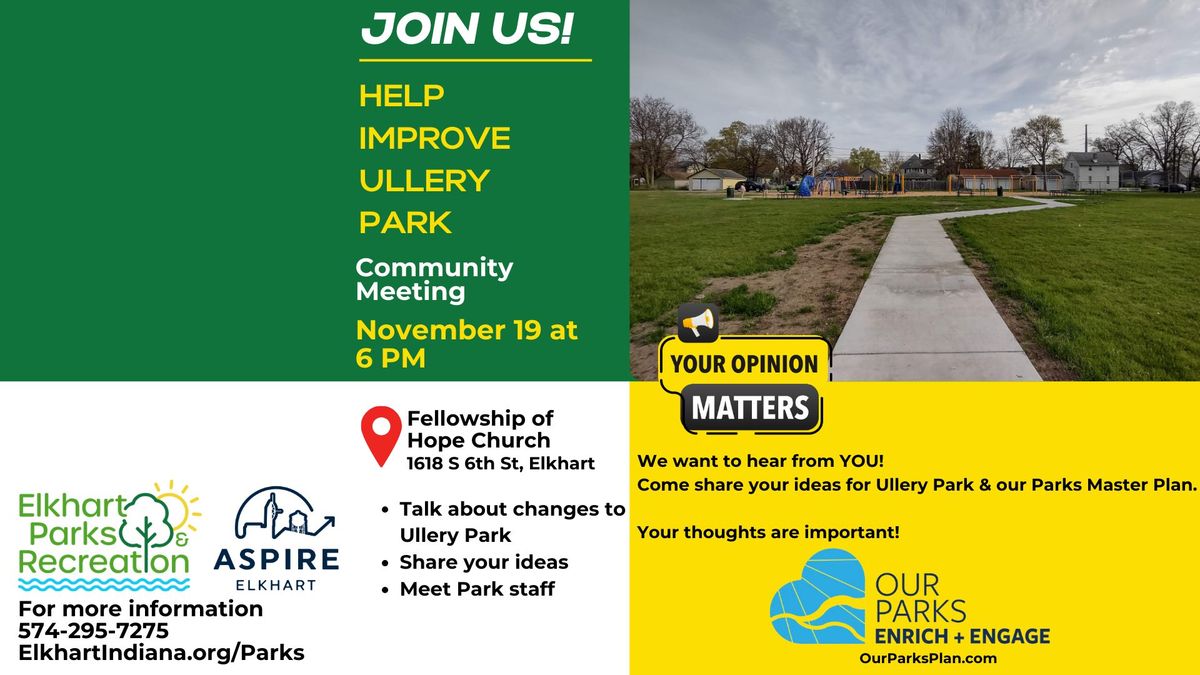 Ullery Park Community Meeting