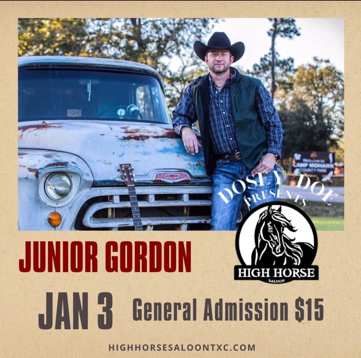 Junior Gordon Band- High Horse Saloon 