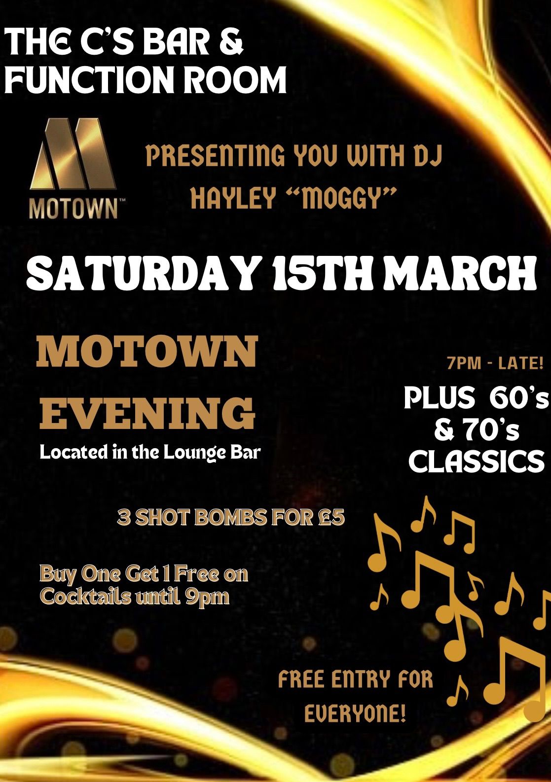 Motown Night with Moggy\u2b50\ufe0f