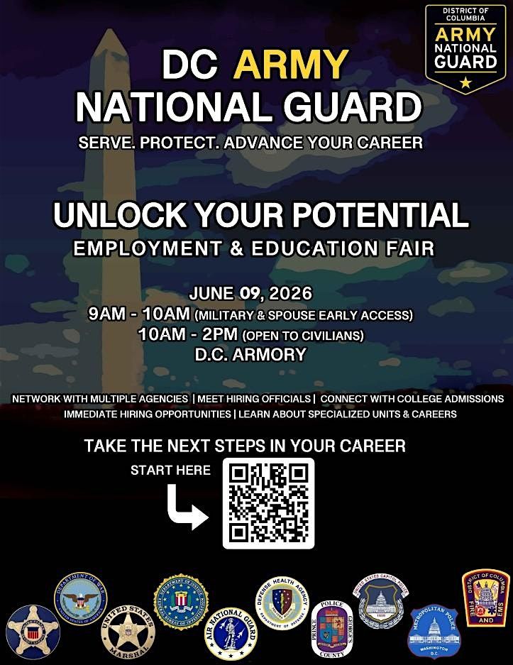 E2I\/OWF Employment & Education Fair (Partnered with the DC National Guard)