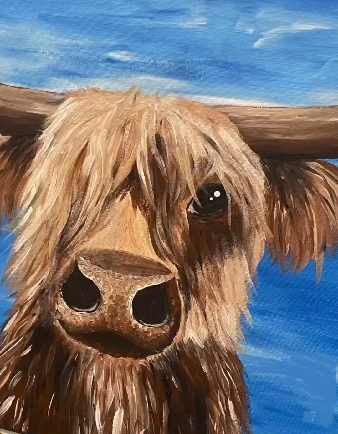 'HAIRY HIGHLAND \ud83d\udc02 COW' family holidays                   PAINT \ud83c\udfa8 DATE