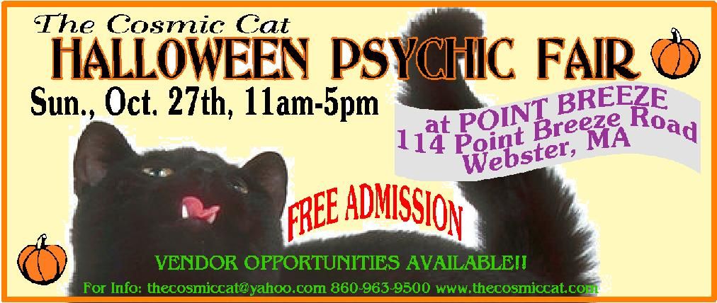 COSMIC CAT HALLOWEEN PSYCHIC FAIR