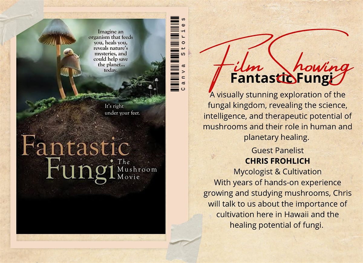 Psychedelic Medicine & Wellness Film Series - Fantastic Fungi