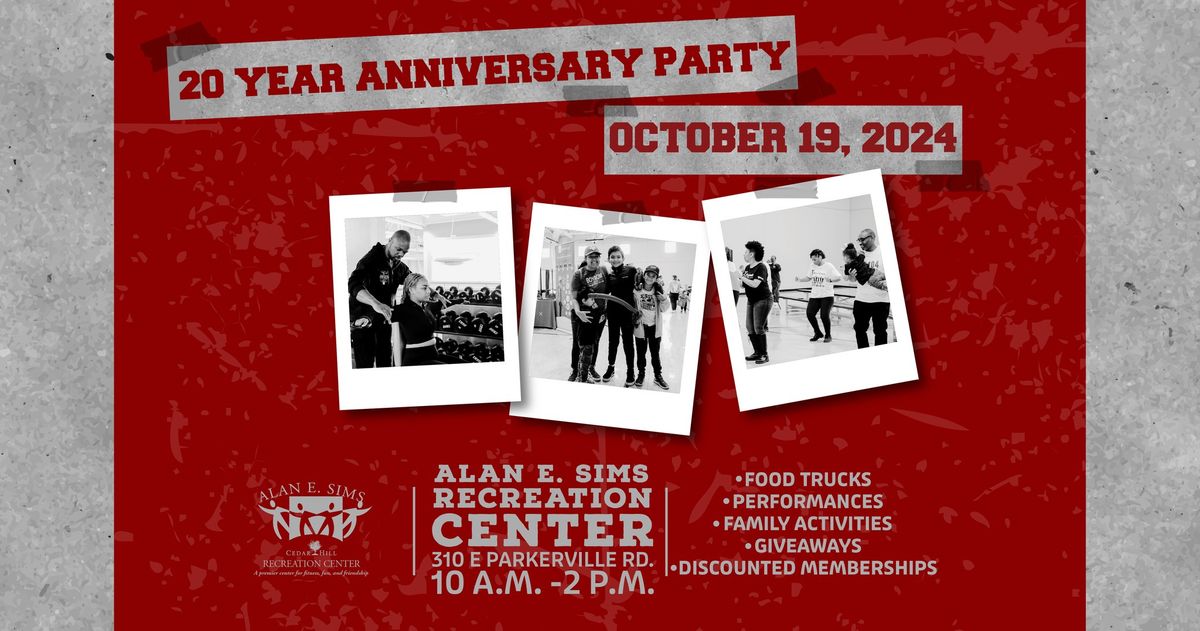 Alan E. Sims Recreation Center Anniversary Celebration