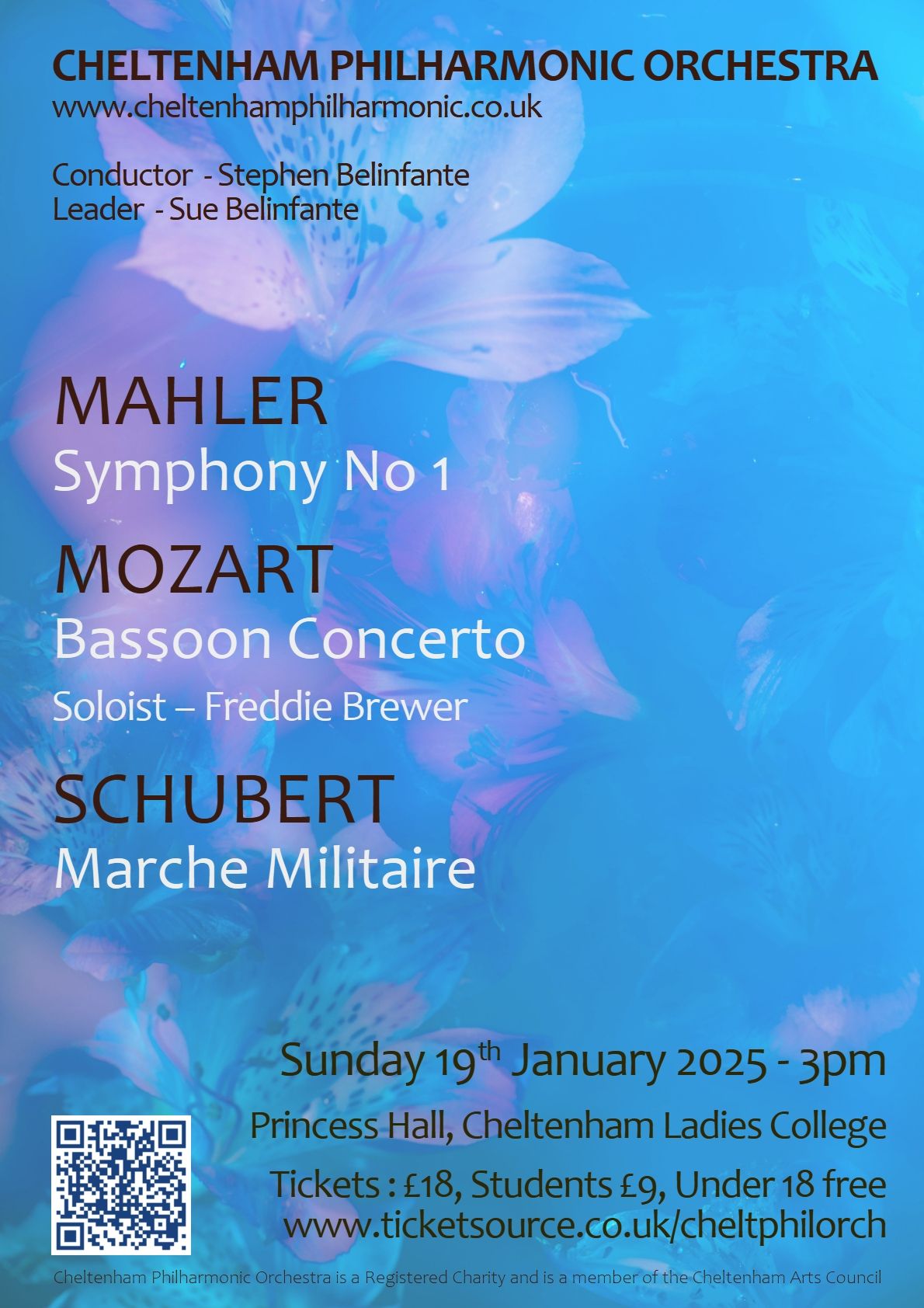 Mahler, Mozart & Schubert - influences of Vienna. A concert in memory of Jenny Jones   