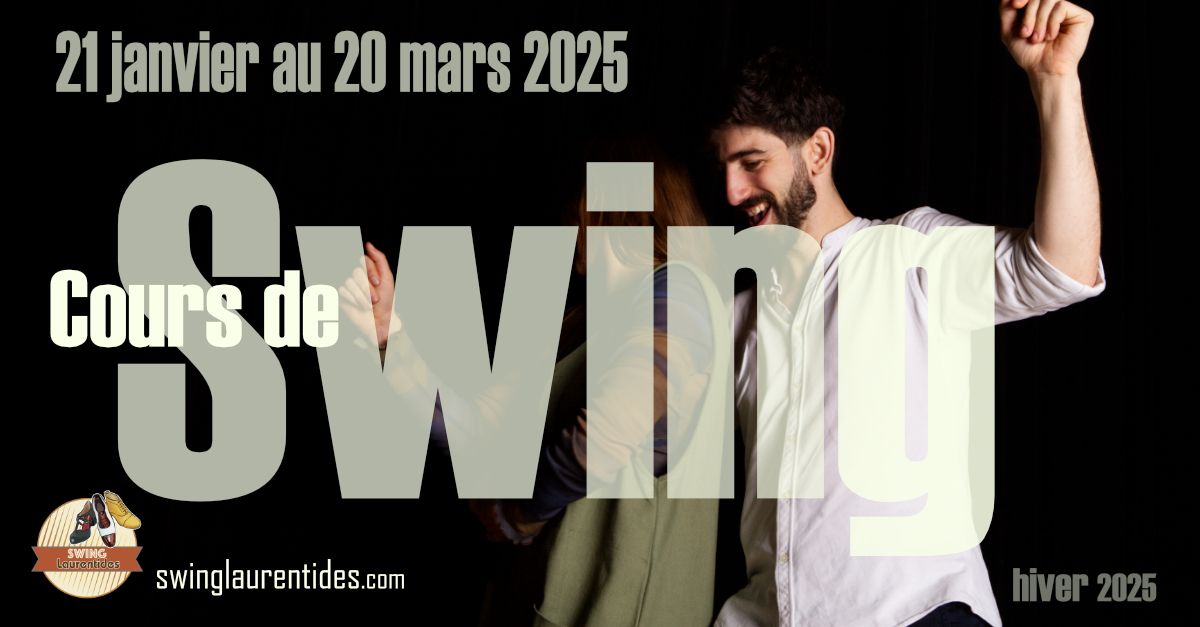 Cours de danse swing - hiver 2025