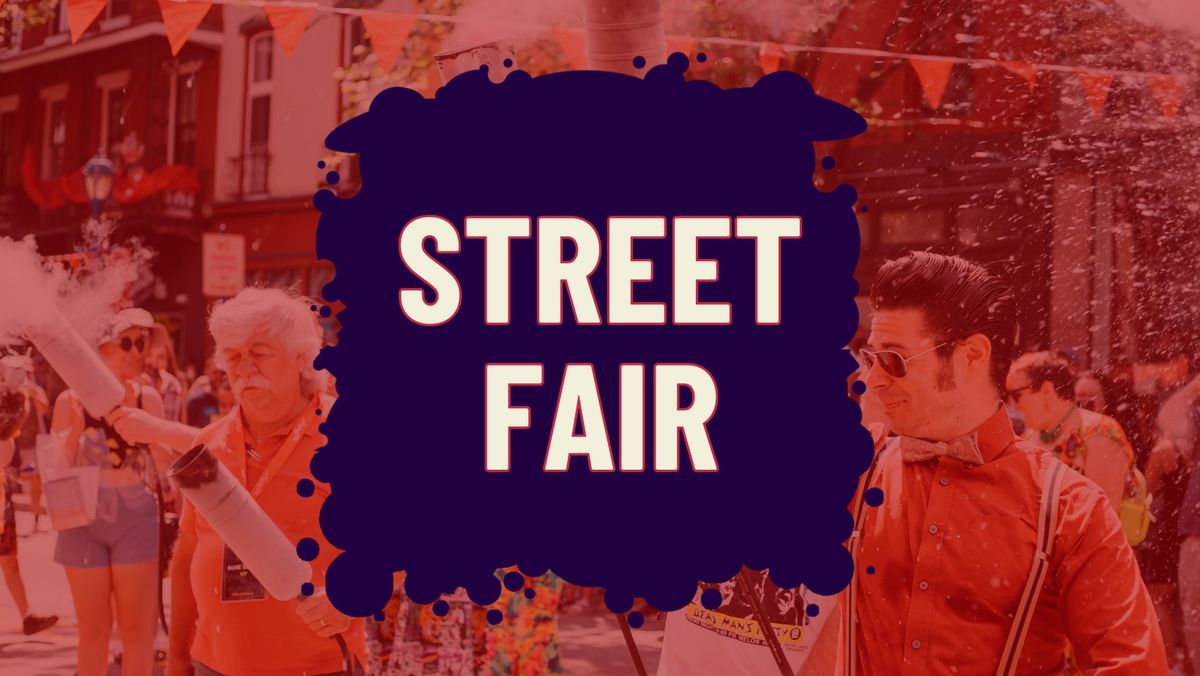 Blobfest 25 Saturday Street Fair